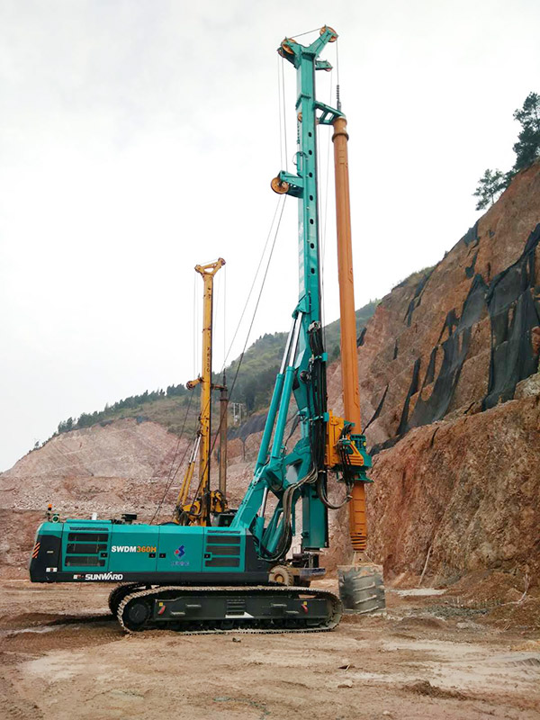 效率高出兩倍！山河智能SWDM360旋挖鉆名動貴陽