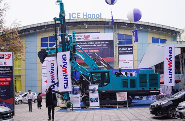 山河智能攜全球領先鑿巖設備，引爆越南礦業(yè)展