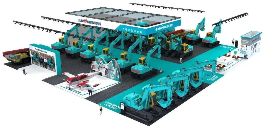 進場布展！2021年長沙國際工程機械展倒計時，山河智能展區(qū)亮點提前劇透